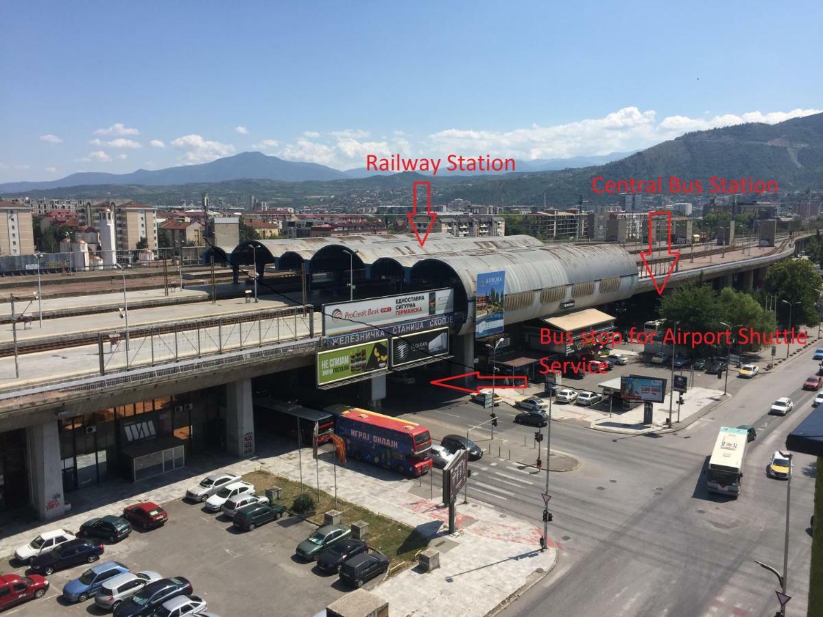 Skopje Station Apartment מראה חיצוני תמונה